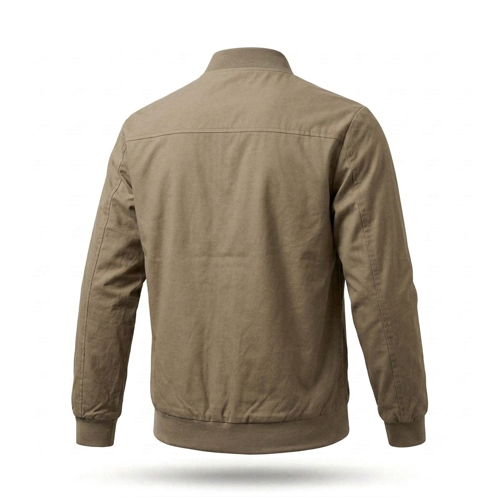 Blouson pour hommes printemps-automne en cuir souple_3