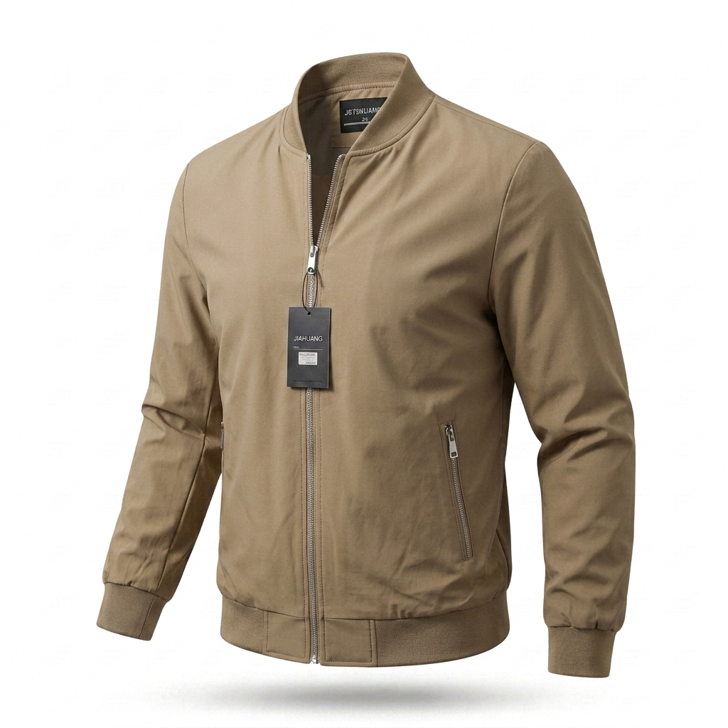 Blouson pour hommes printemps-automne en cuir souple_1