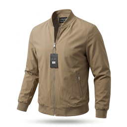 Blouson pour hommes printemps-automne en cuir souple