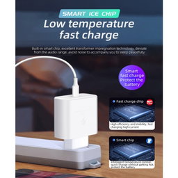 M135 45W USB-C / Type-C Port Fast Charger with 5A Type-C to Type-C Cable, EU Plug(White)