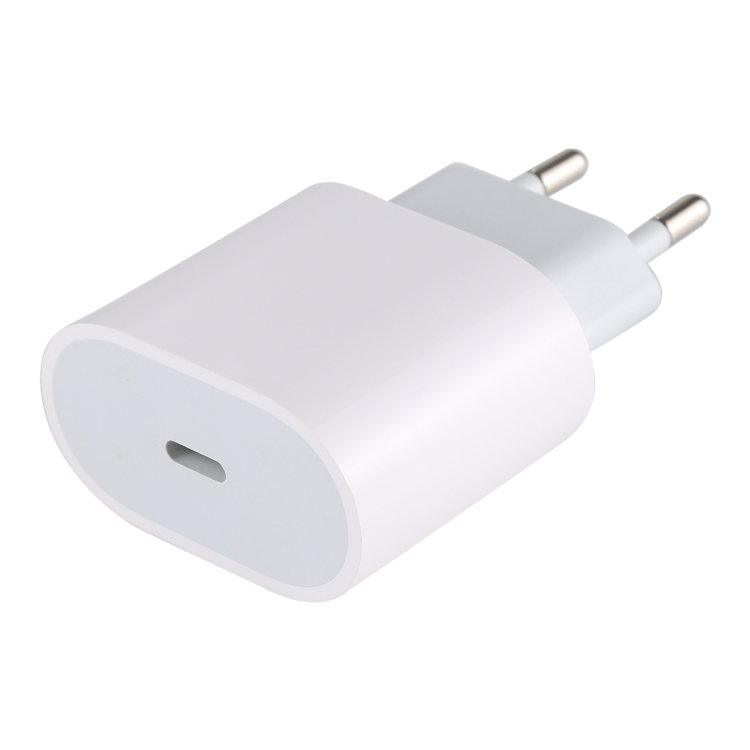 20W Type-C / USB-C PD Fast Charging Power Adapter, EU Plug(White)_0