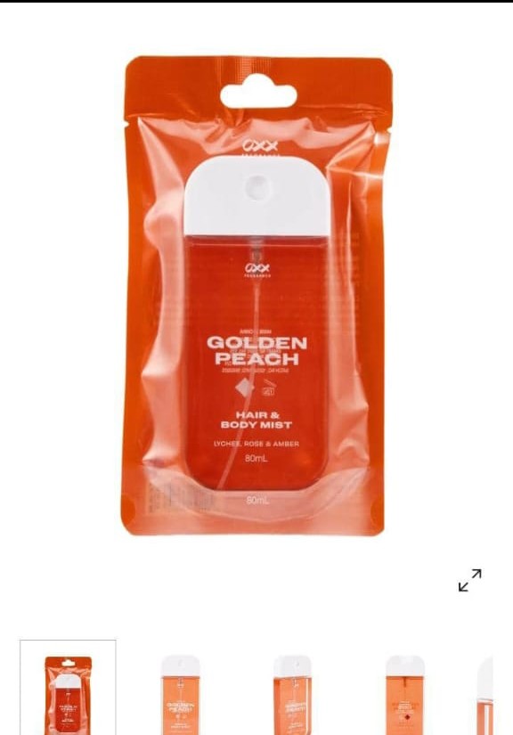 Golden Peach OXX Body Mists
