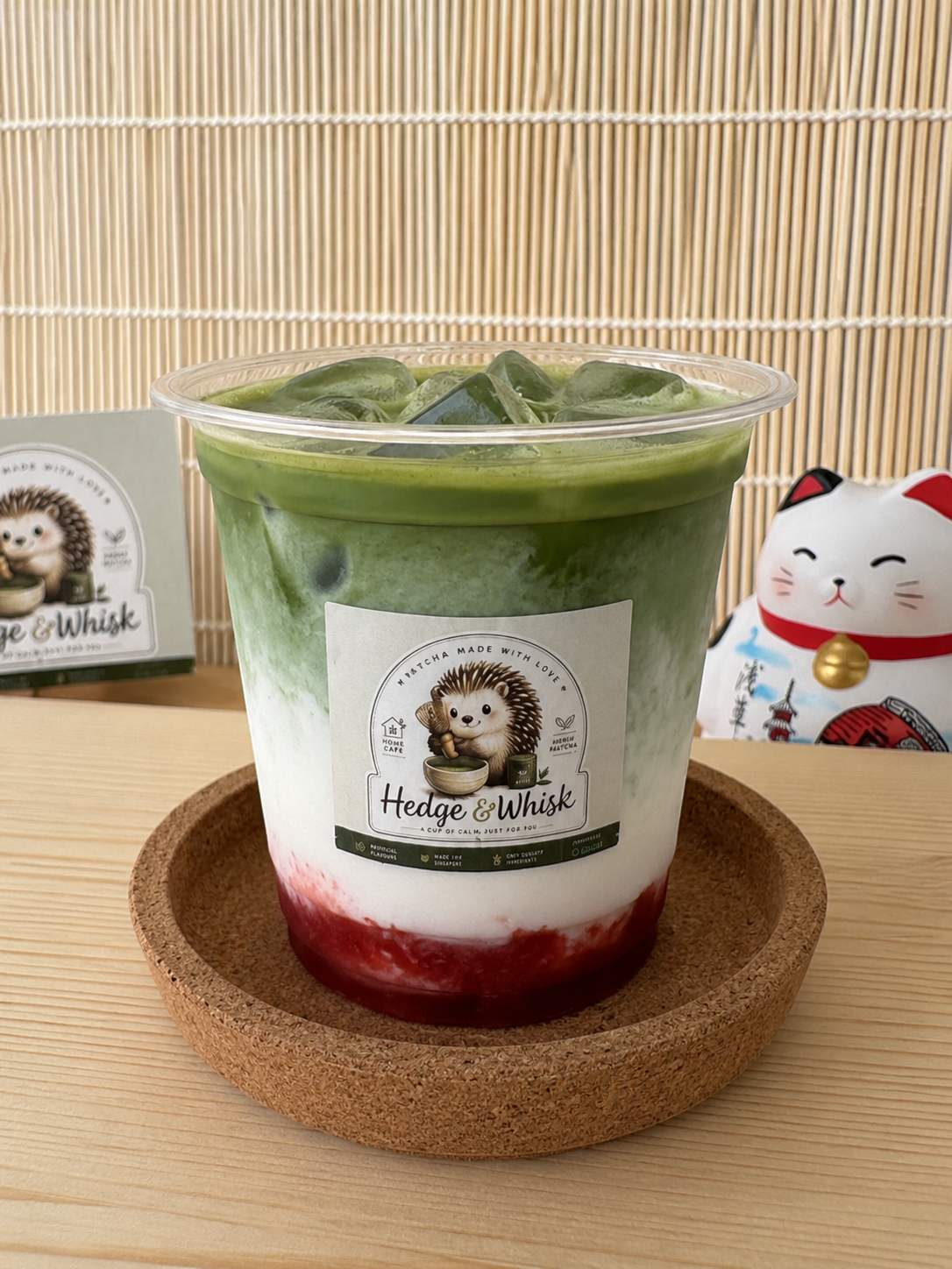 Strawberry Matcha Latte 🍓_0