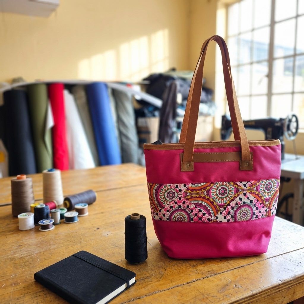 Sunburst Tote — Fuchsia_4