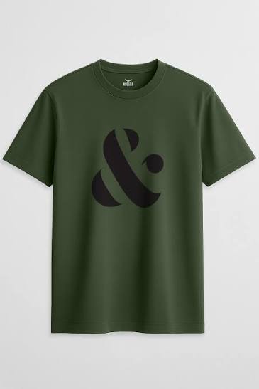 green downshoulder shirt