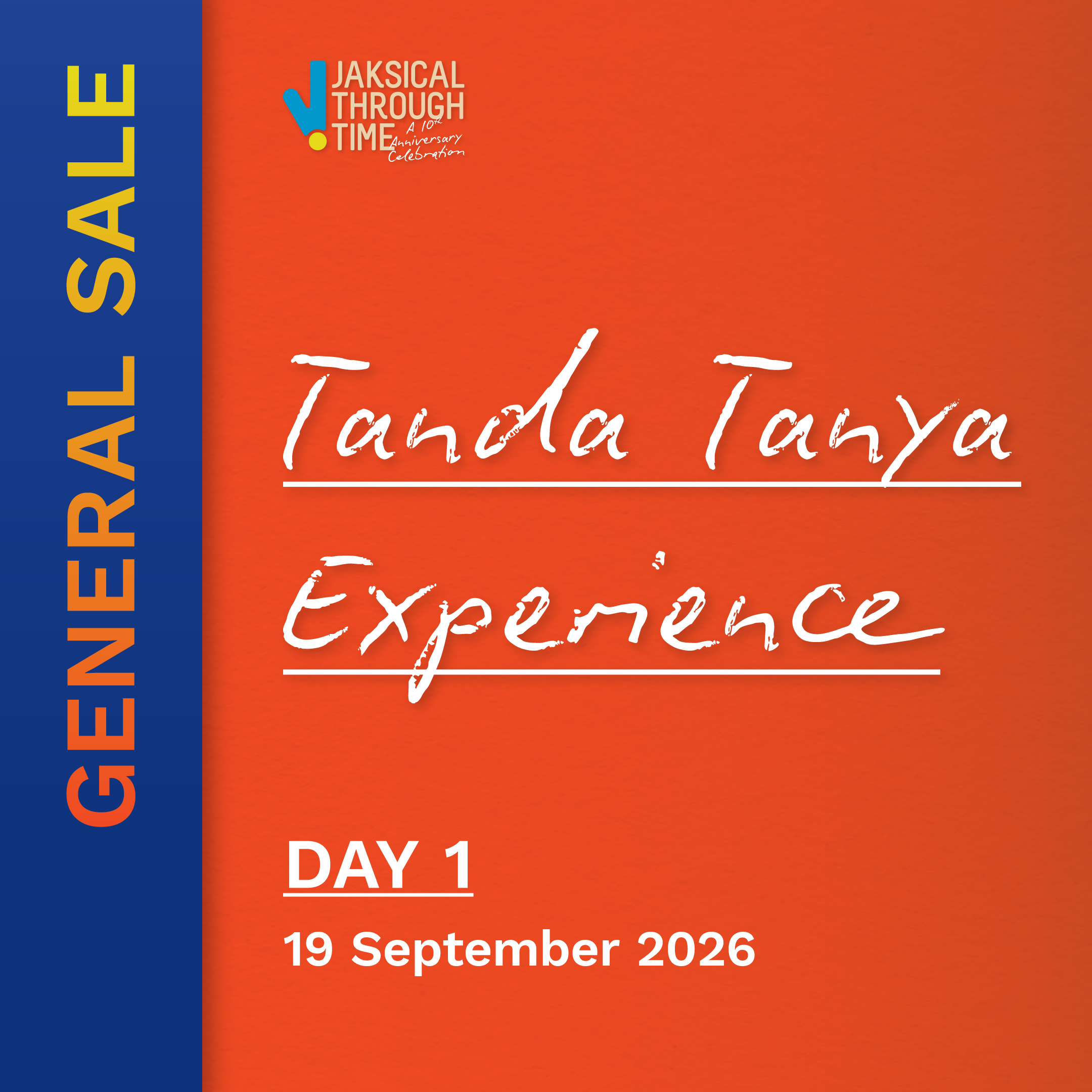 DAY 1 - TANDA TANYA EXPERIENCE: The Initial Trace