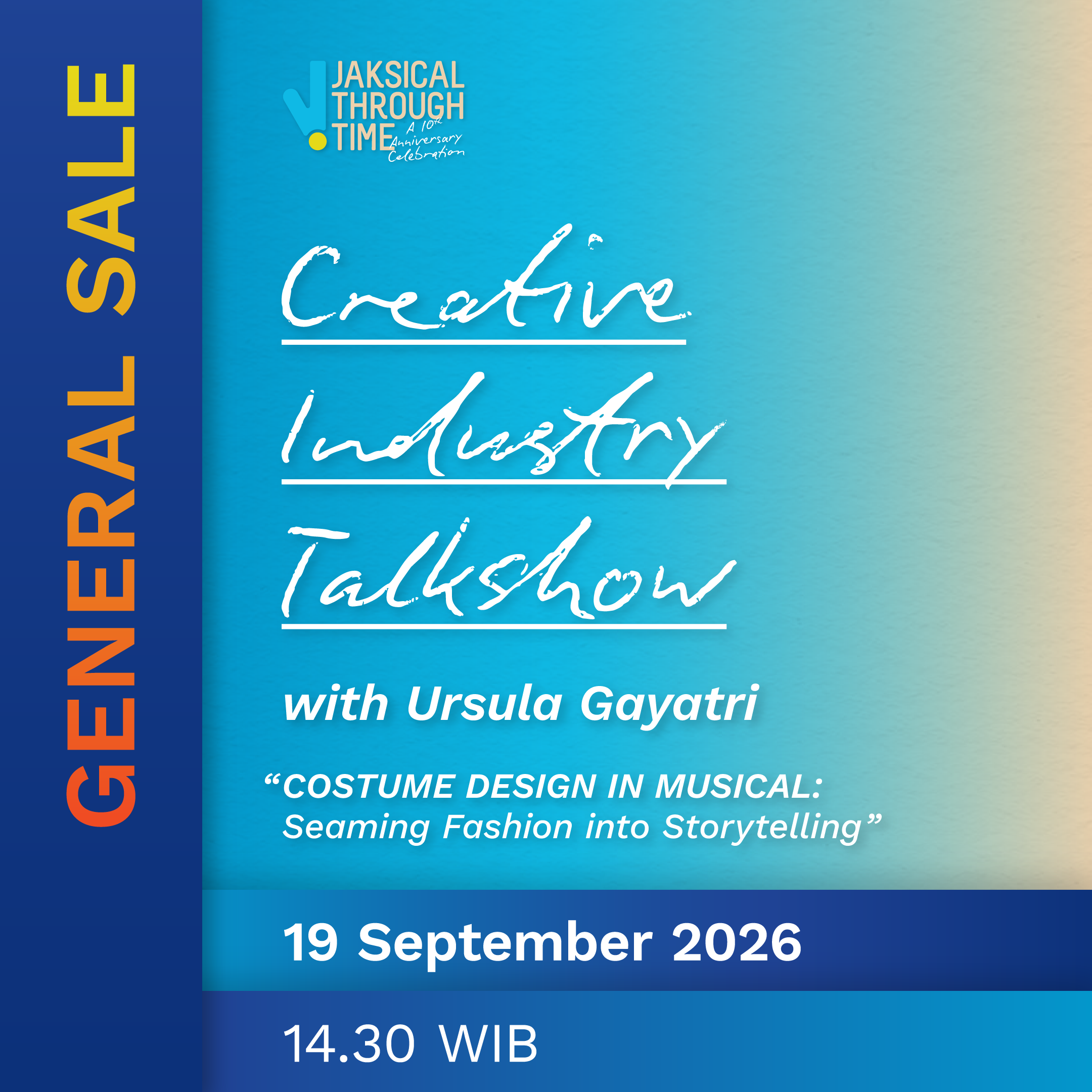 DAY 1 - Creative Industry Talkshow (Costume Design in Musical)