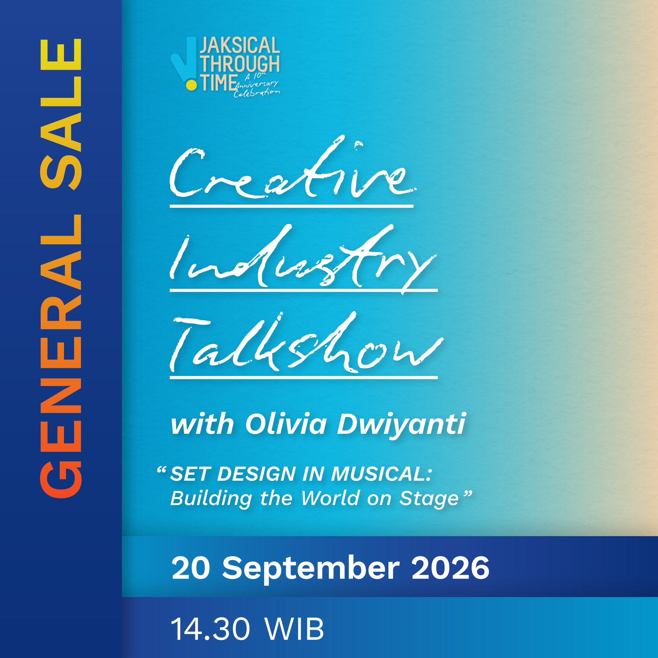 DAY 2 - Creative Industry Talkshow (Set Design in Musical)