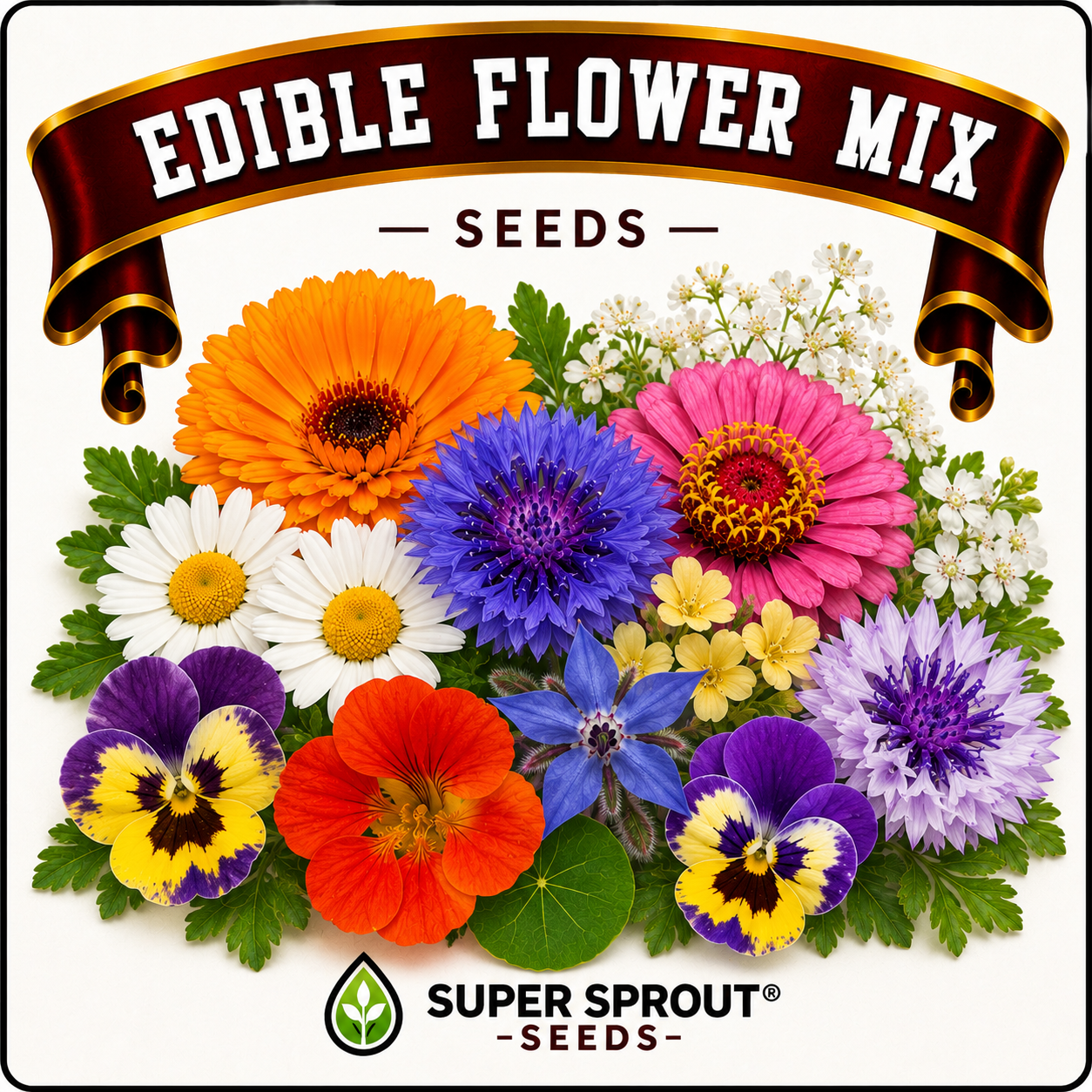 Edible Flower Mix x 50+ seeds