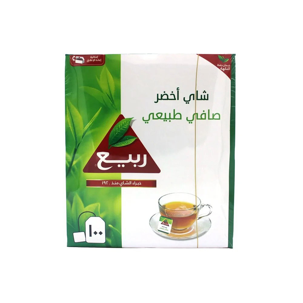 شاي ربيع أخضر 100 كيس_0