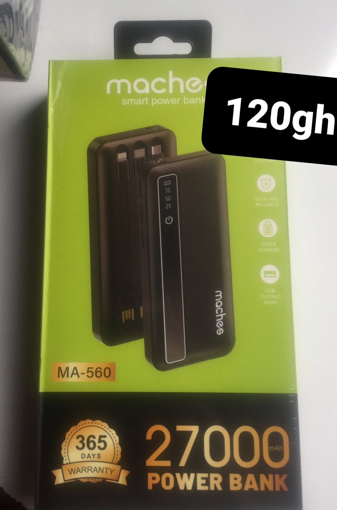 Power bank 27000 mAh