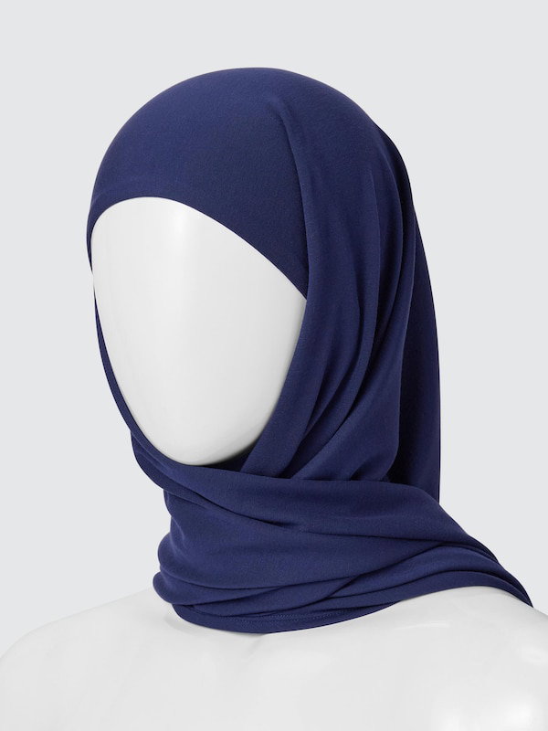(PO ONLY) AIRism UV Protection Hijab - NAVY