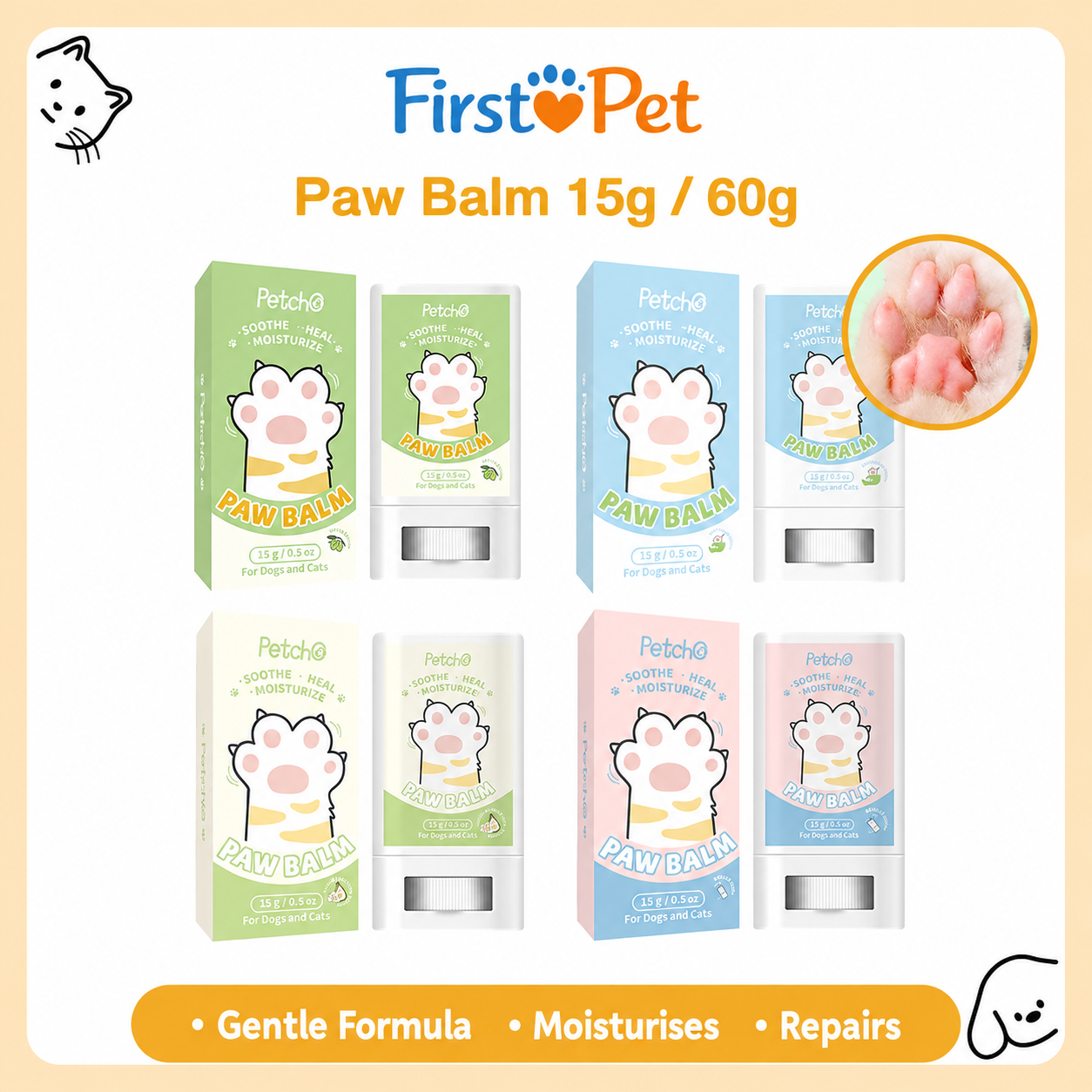 [Pre-order] Pet Paw and Nose Balm 15g_0
