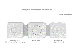 Tri Wireless Charge Pad 