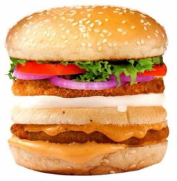 Veg Double Patty Burger