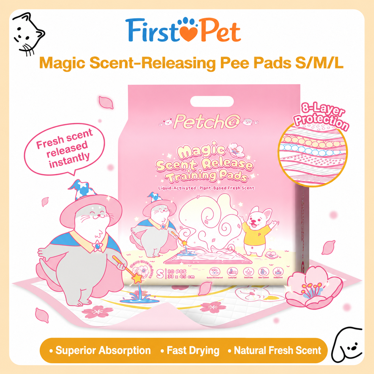 [Pre-order] Magic Scent-Releasing Pee Pads_0