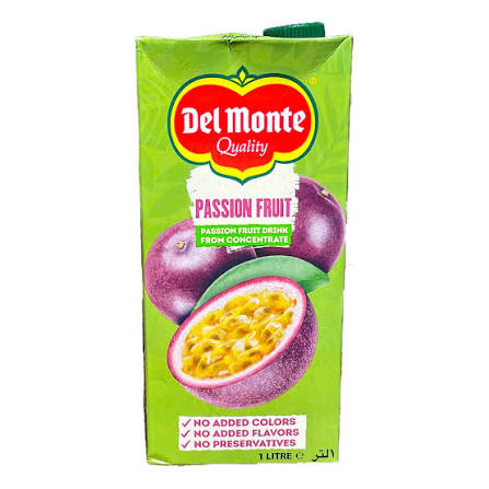 Delmonte passion fruit juice 1lt