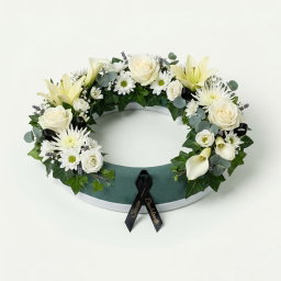 Ring 40 cm din burete umed pentru flori