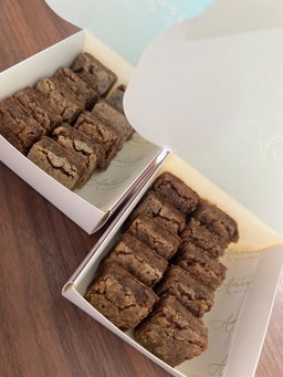 10 mini brownies de milo