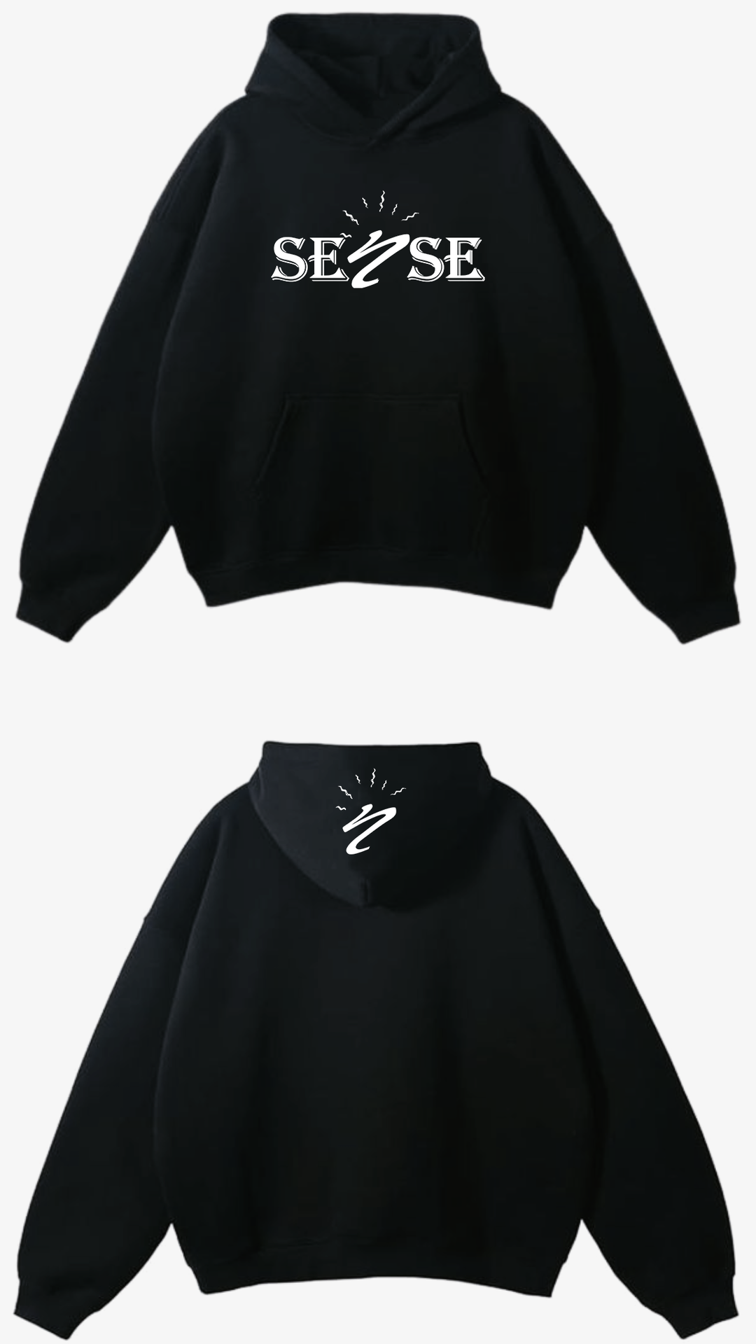 SENSE HOOD BLACK