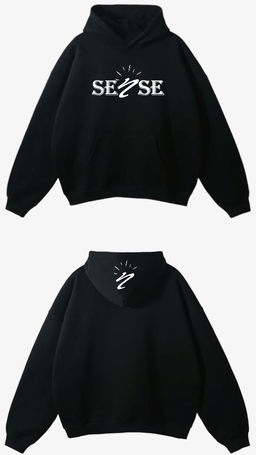 SENSE HOOD BLACK