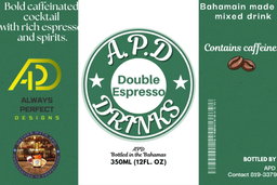 Double espresso frozen latte