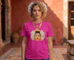 Tshirt rosado para mujer