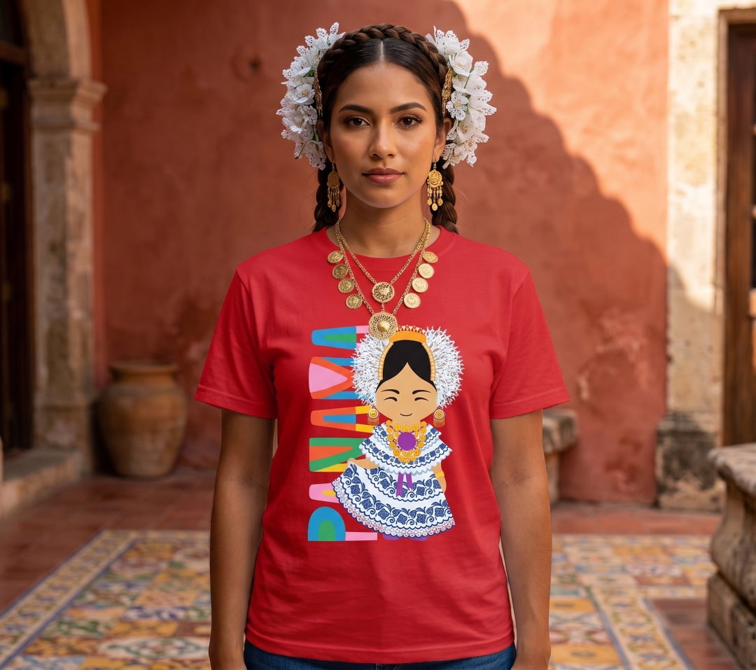 Tshirt rojo para mujer
