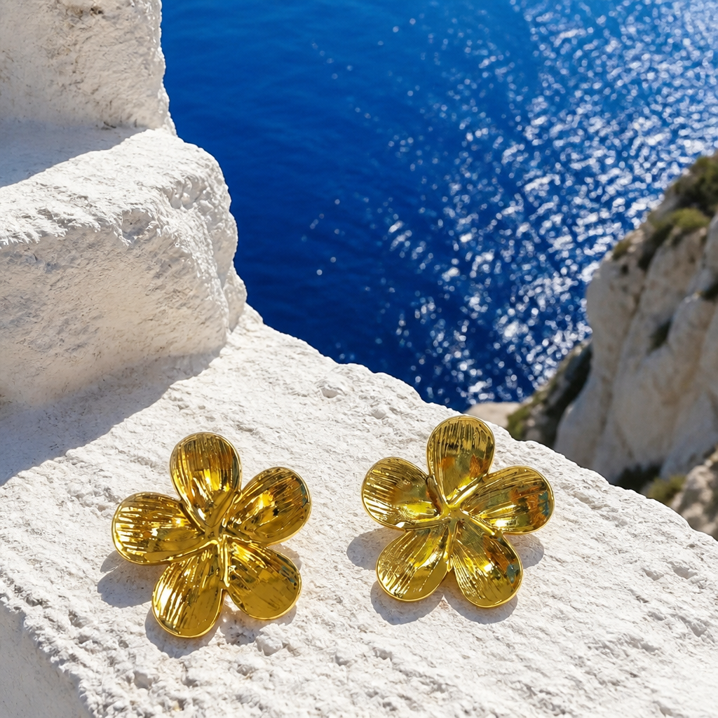 Boucles d'oreilles en acier inoxydable Tipaniers