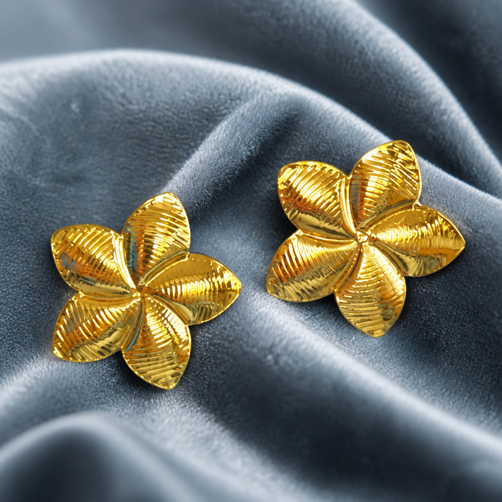 Boucles d'oreilles en acier inoxydable Aute