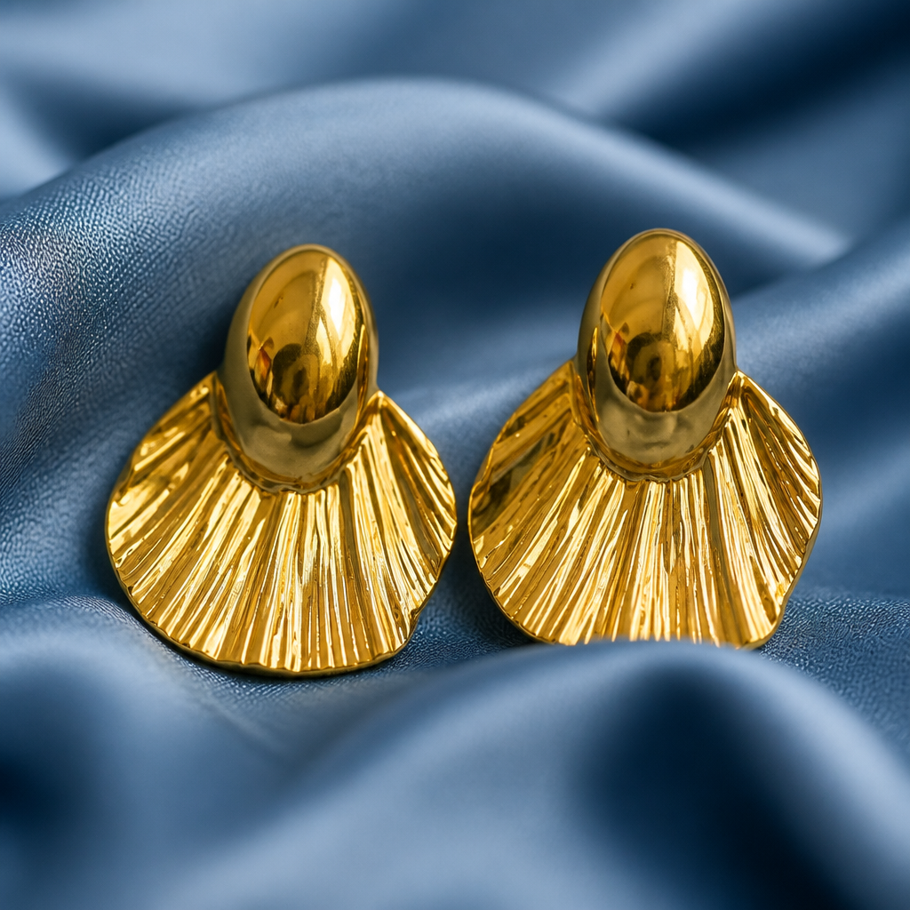 Boucles d'oreilles en acier inoxydable Ta'upo'o_0