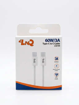 Type C to C Cable 60 W/3A LQ104