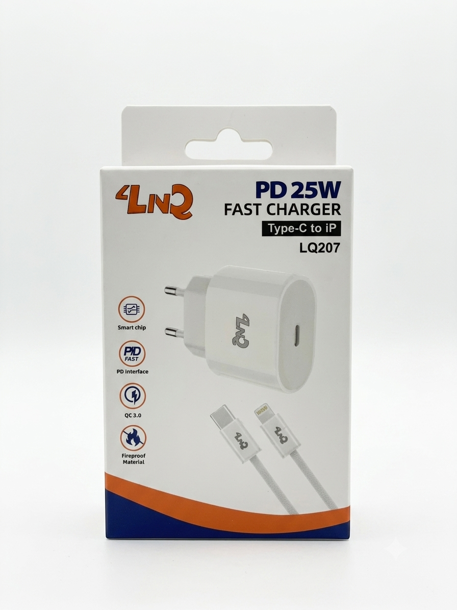 Type C to ip adaptor with cable 25W LQ207_0