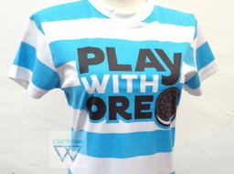 Oreo Round Neck Custom Print