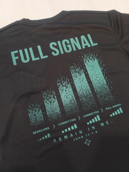 FULL SIGNAL_NAVY BLUE TSHIRT 