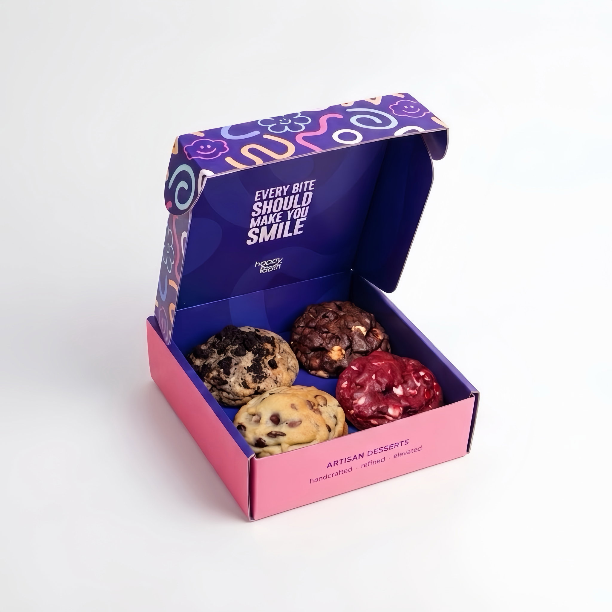 Box of 4 NYC Big Cookies _0