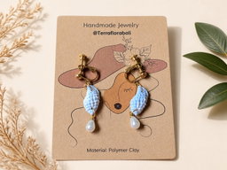 Ocean Bloom - Cone Shell Baby Blue