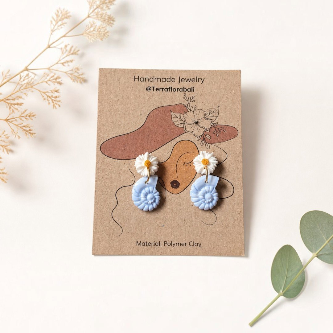 Ocean Bloom - Spiral Shell Baby Blue_8