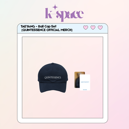 TAEYANG - Ball Cap Set  [QUINTESSENCE OFFICIAL MERCH]