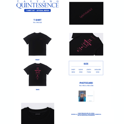 TAEYANG - T-shirt Set [QUINTESSENCE OFFICIAL MERCH]