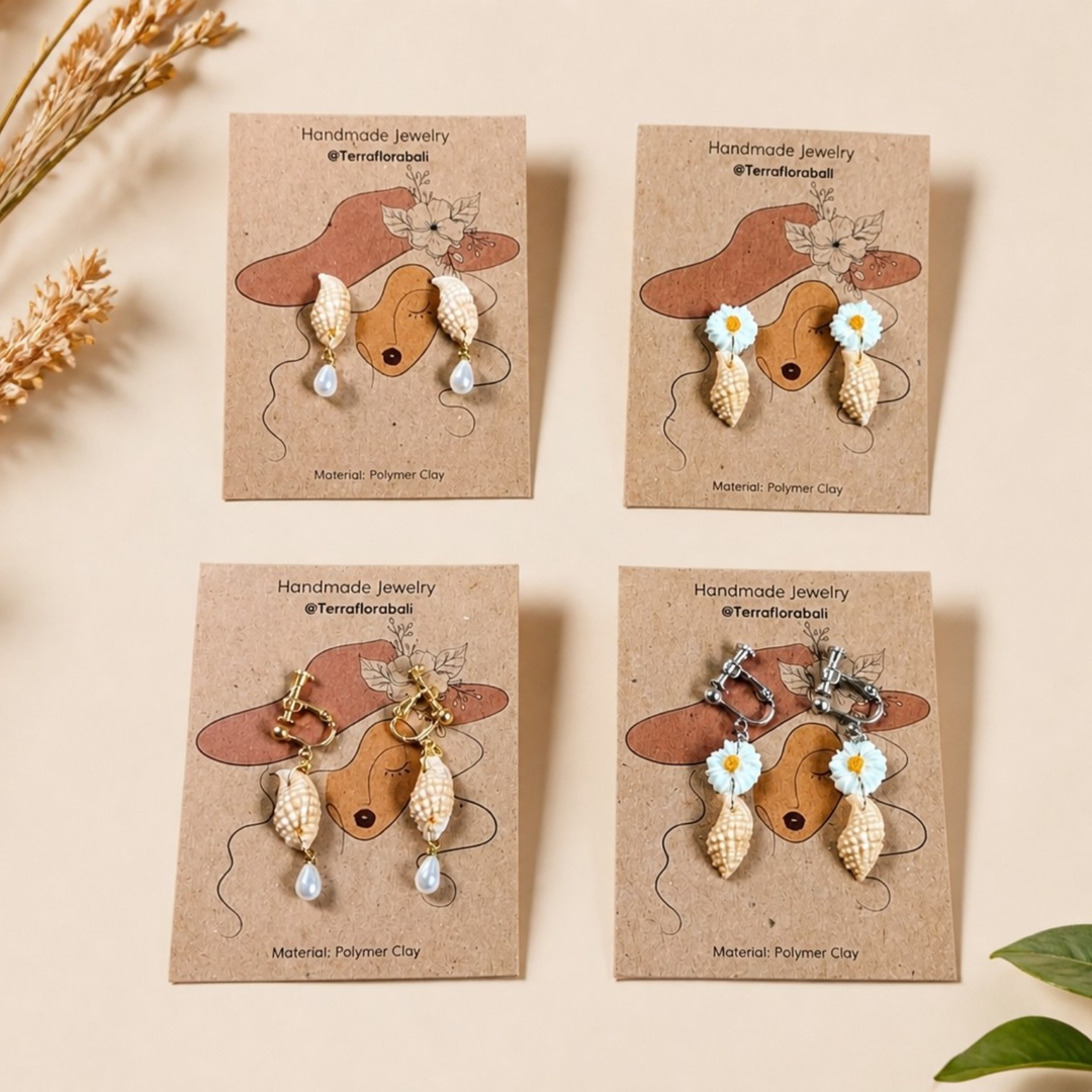 Ocean Bloom - Cone Shell Beige