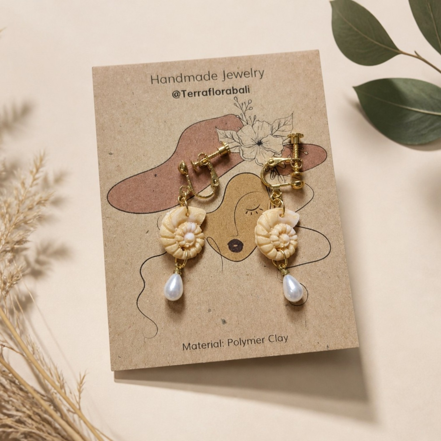 Ocean Bloom - Spiral Shell Beige_10