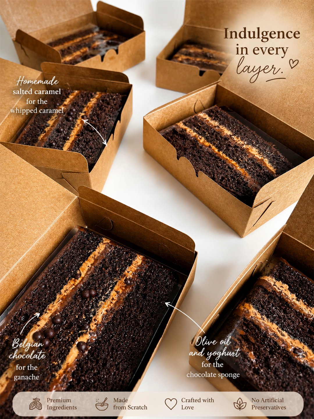 London Cake | Individual Slice