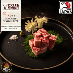 NIKUICHI A5 Wagyu Beef Saikoro Steak (Dice) 150G