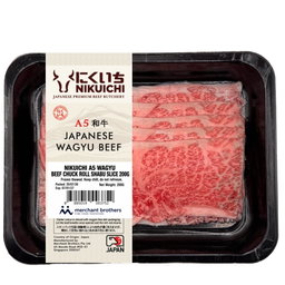 NIKUICHI A5 Wagyu Beef Chuck Roll Shabu Slice 200G