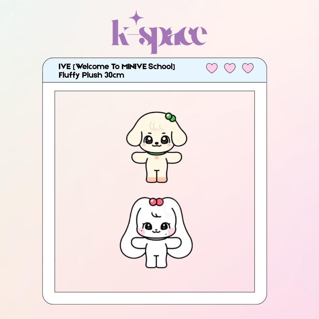 IVE [Welcome To MINIVE School] Fluffy Plush 30cm