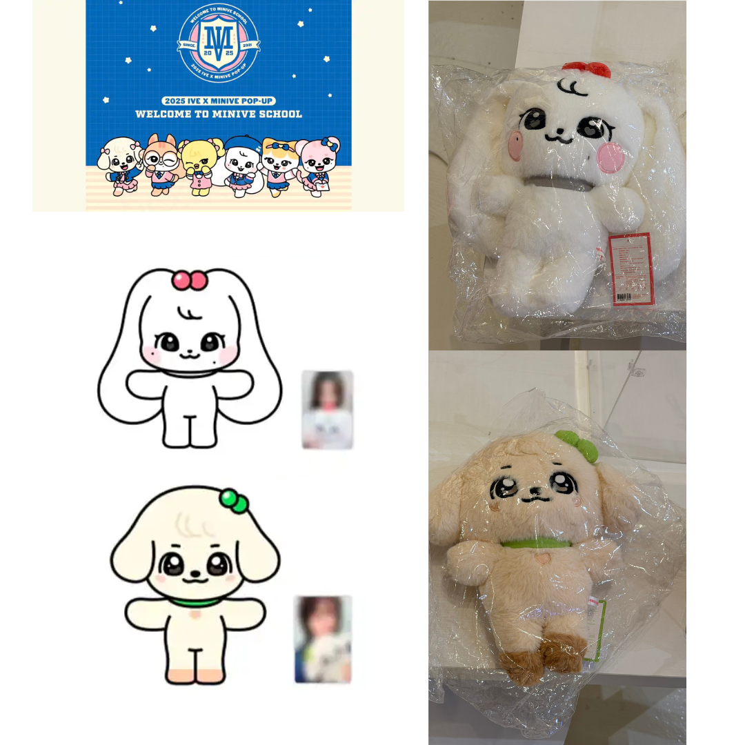 IVE [Welcome To MINIVE School] Fluffy Plush 30cm_1