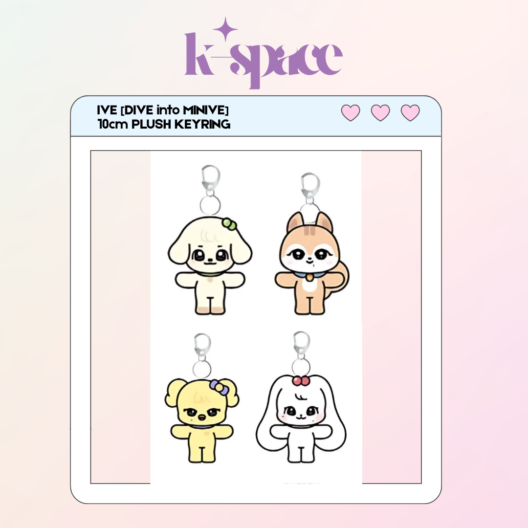 IVE [DIVE into MINIVE] - 10cm PLUSH KEYRING