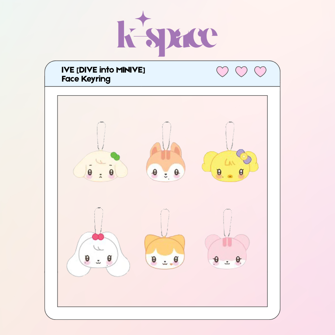 IVE [DIVE into MINIVE] - MINIVE Face Keyring