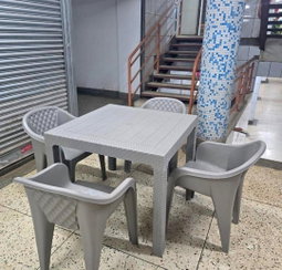 Plastic Patio Dining Table Set